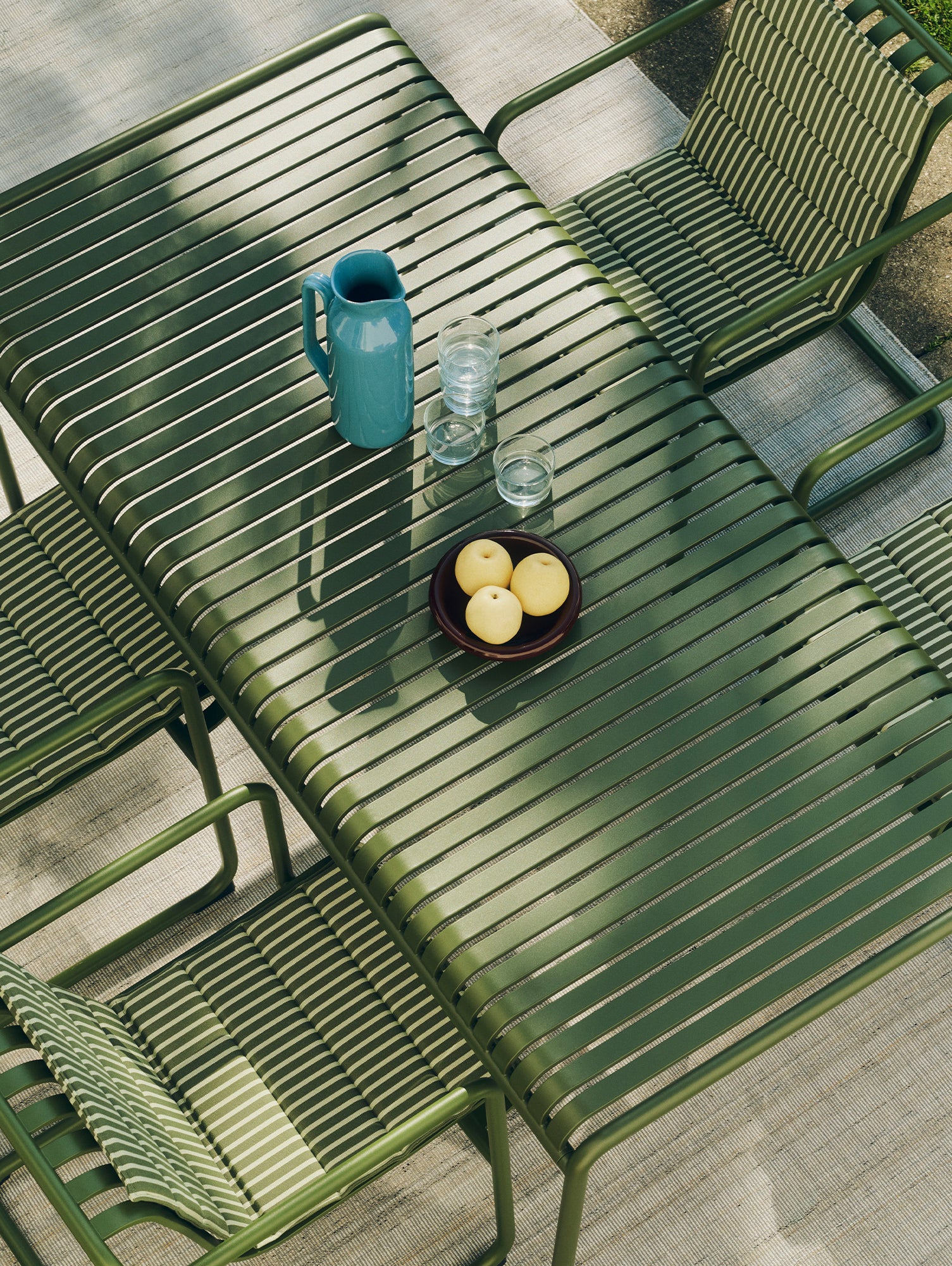 Terrazza Folding Seat Cushion by HAY - Olive 