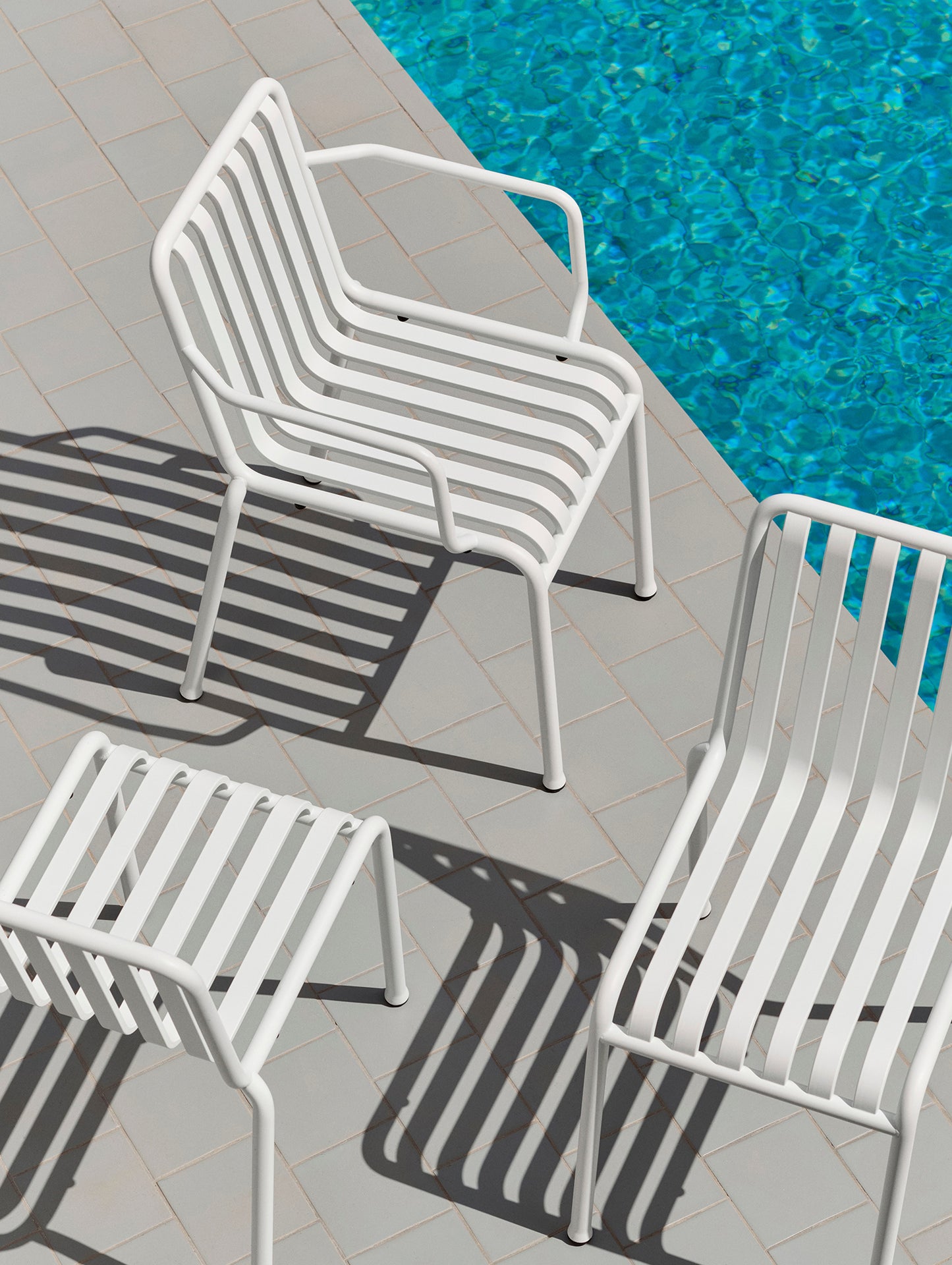 Palissade Armchair by HAY - Cream White