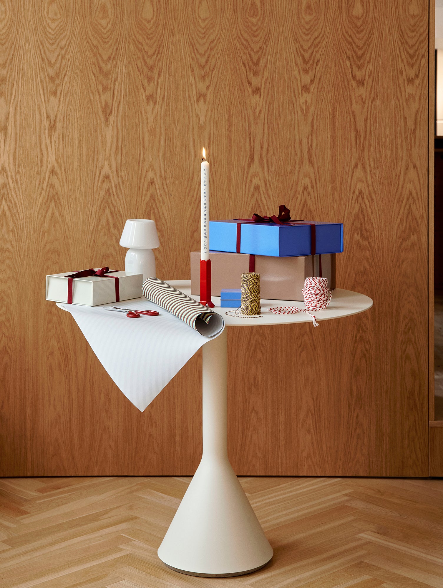 Palissade Cone Table by HAY - Cream White