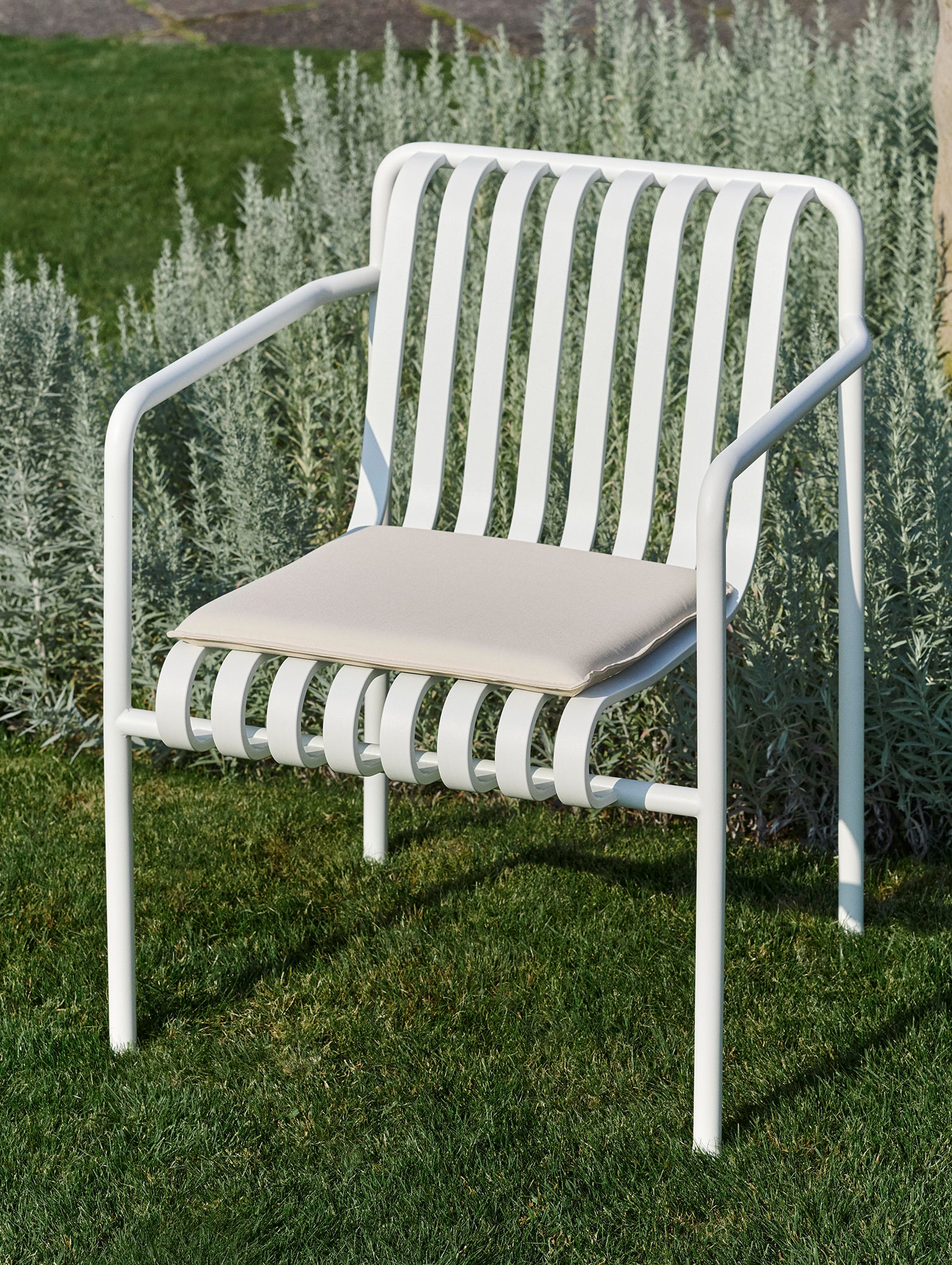 Palissade Dining Armchair Seat Cushion by HAY - Cream White