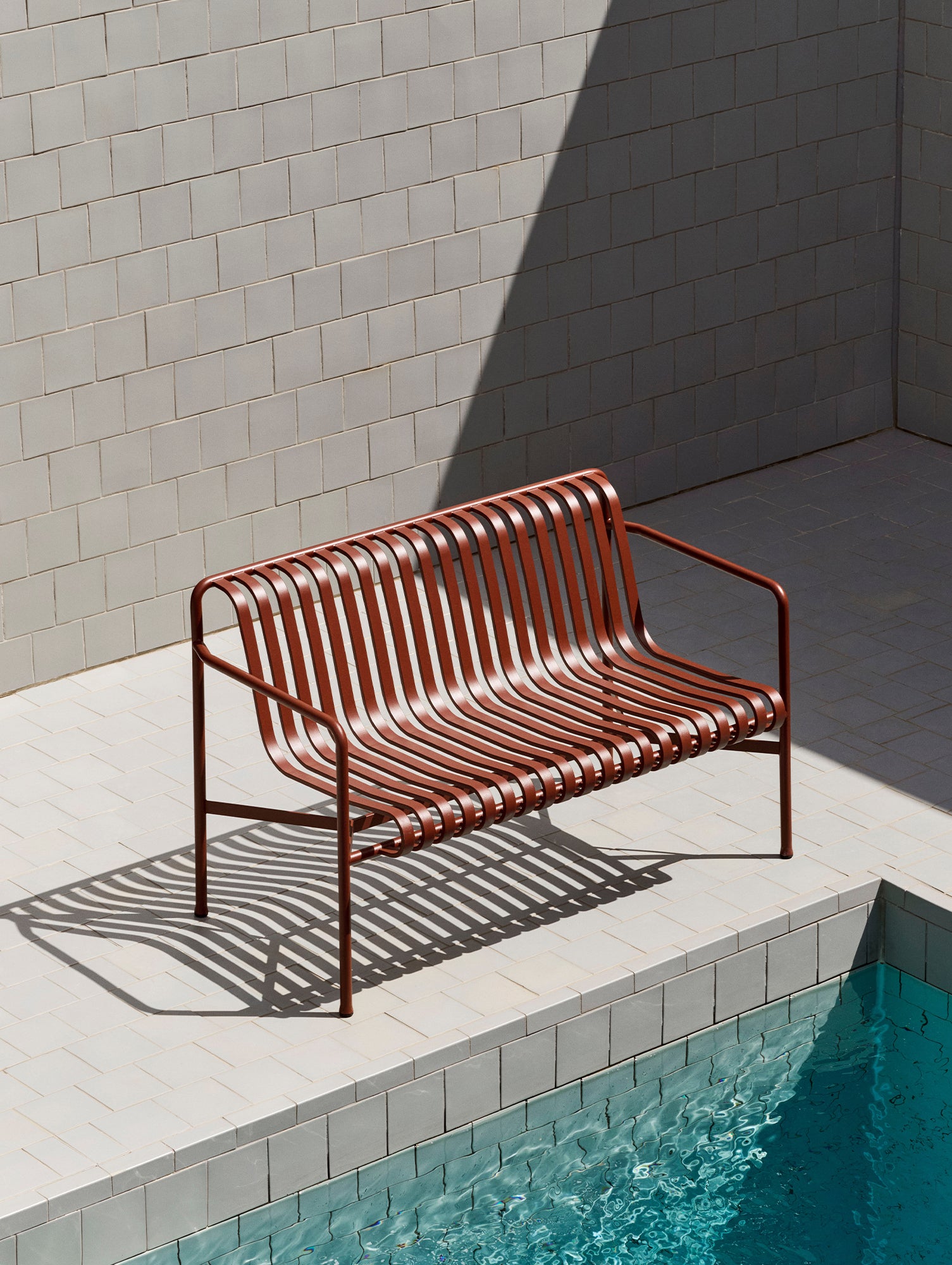 HAY Palissade Lounge Sofa, Iron Red