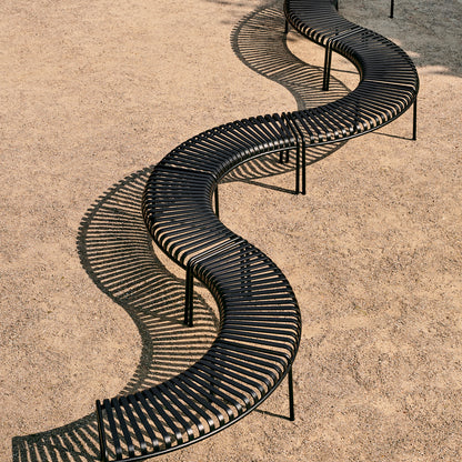Palissade Park Bench by HAY - Anthracite