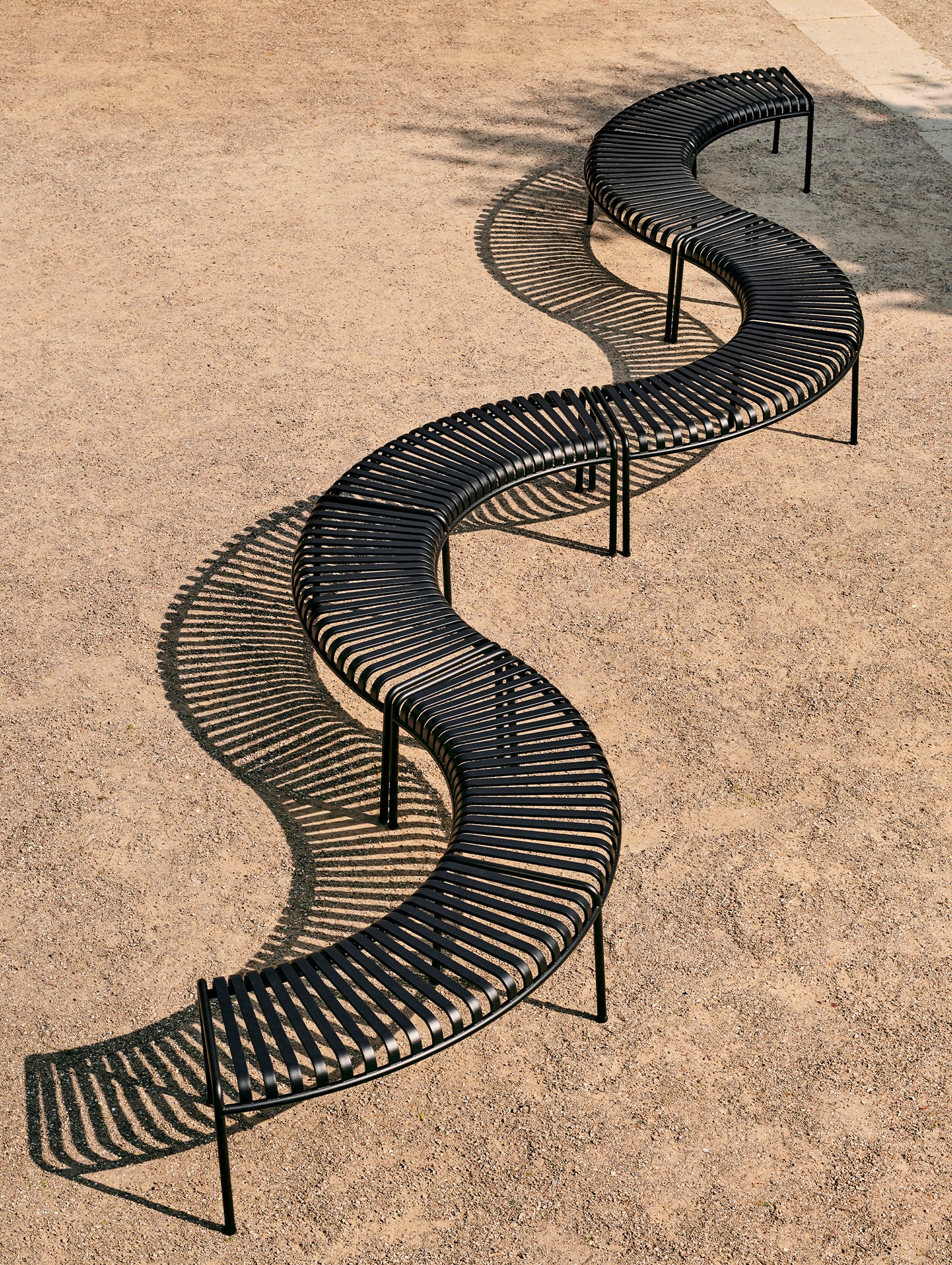 Palissade Park Bench by HAY - Anthracite