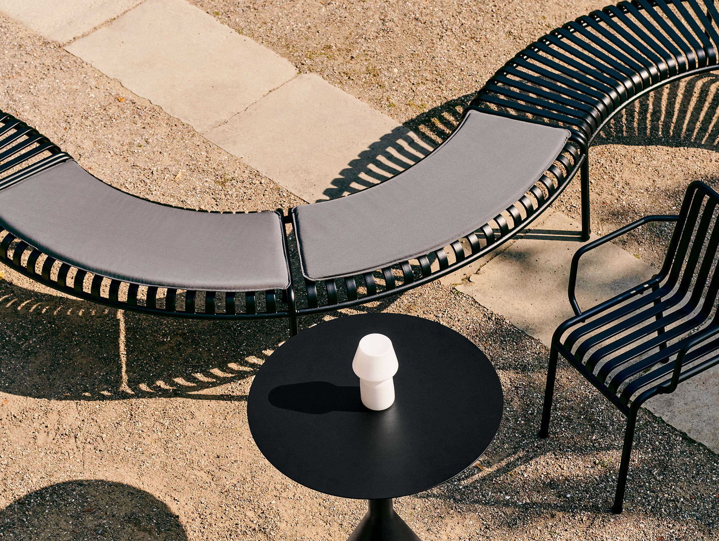 Palissade Park Bench Seat Cushion by HAY - Anthracite