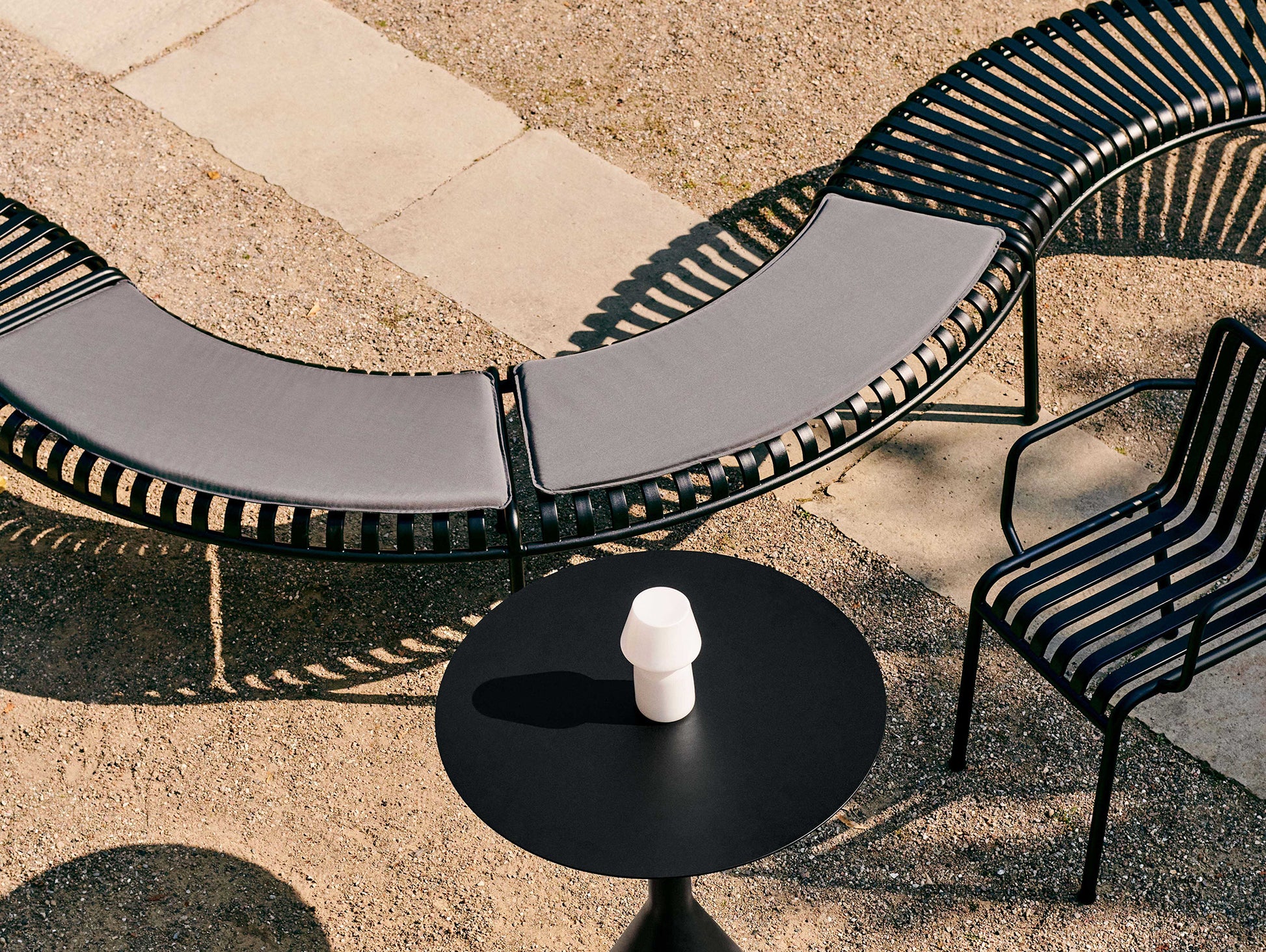 Palissade Park Bench Seat Cushion by HAY - Anthracite