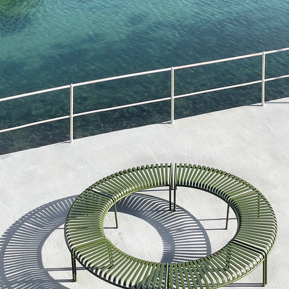 Palissade Park Bench by HAY - Olive