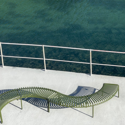 Palissade Park Bench by HAY - Olive