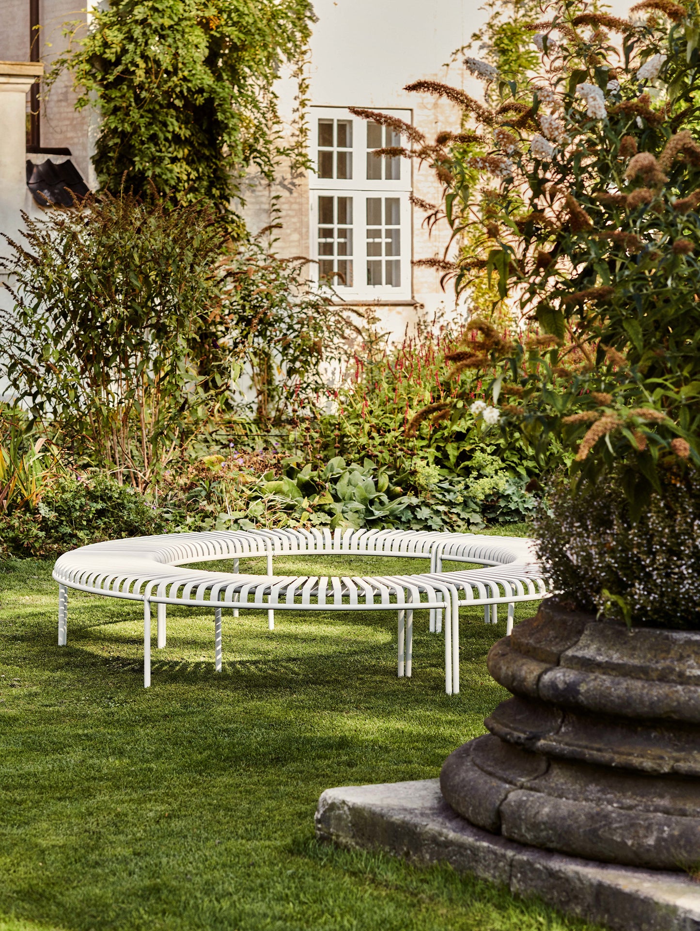 Palissade Park Bench by HAY - Cream White