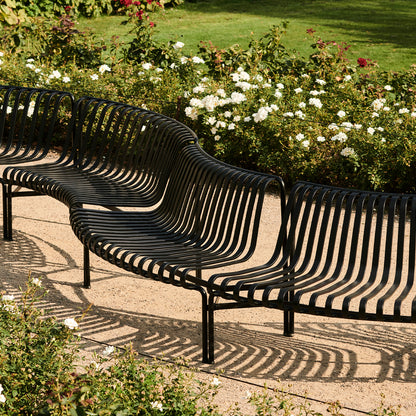 Palissade Park Dining Bench -  In Out Starter Set by HAY - Anthracite