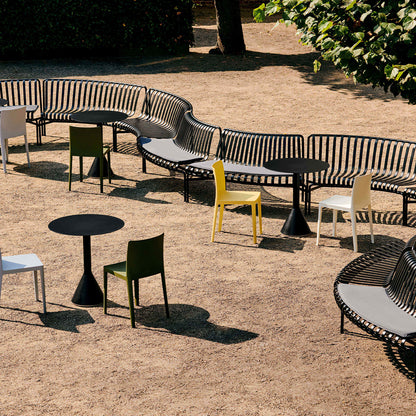 Palissade Park Dining Bench -  In Out Starter Set by HAY - Anthracite