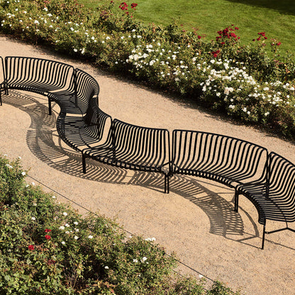 Palissade Park Dining Bench - Out-Out Starter Set by HAY - Anthracite