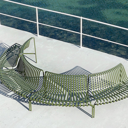 Palissade Park Dining Bench - Out-Out Starter Set by HAY - Olive