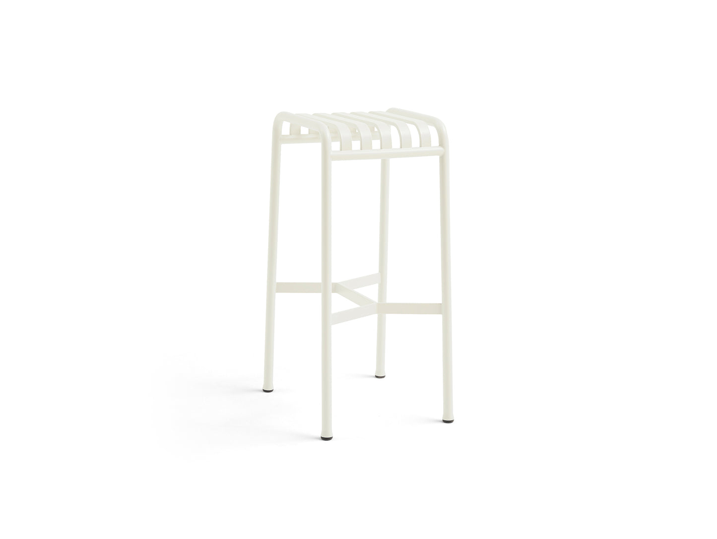 Palissade Bar Stool by HAY - Cream White