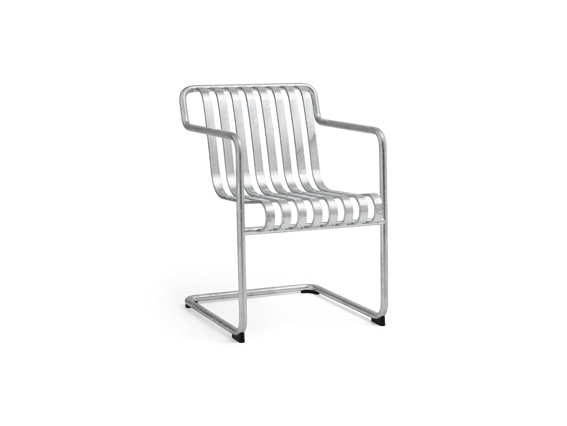 Palissade Cantilever Dining Armchair by HAY - Hot galvanised