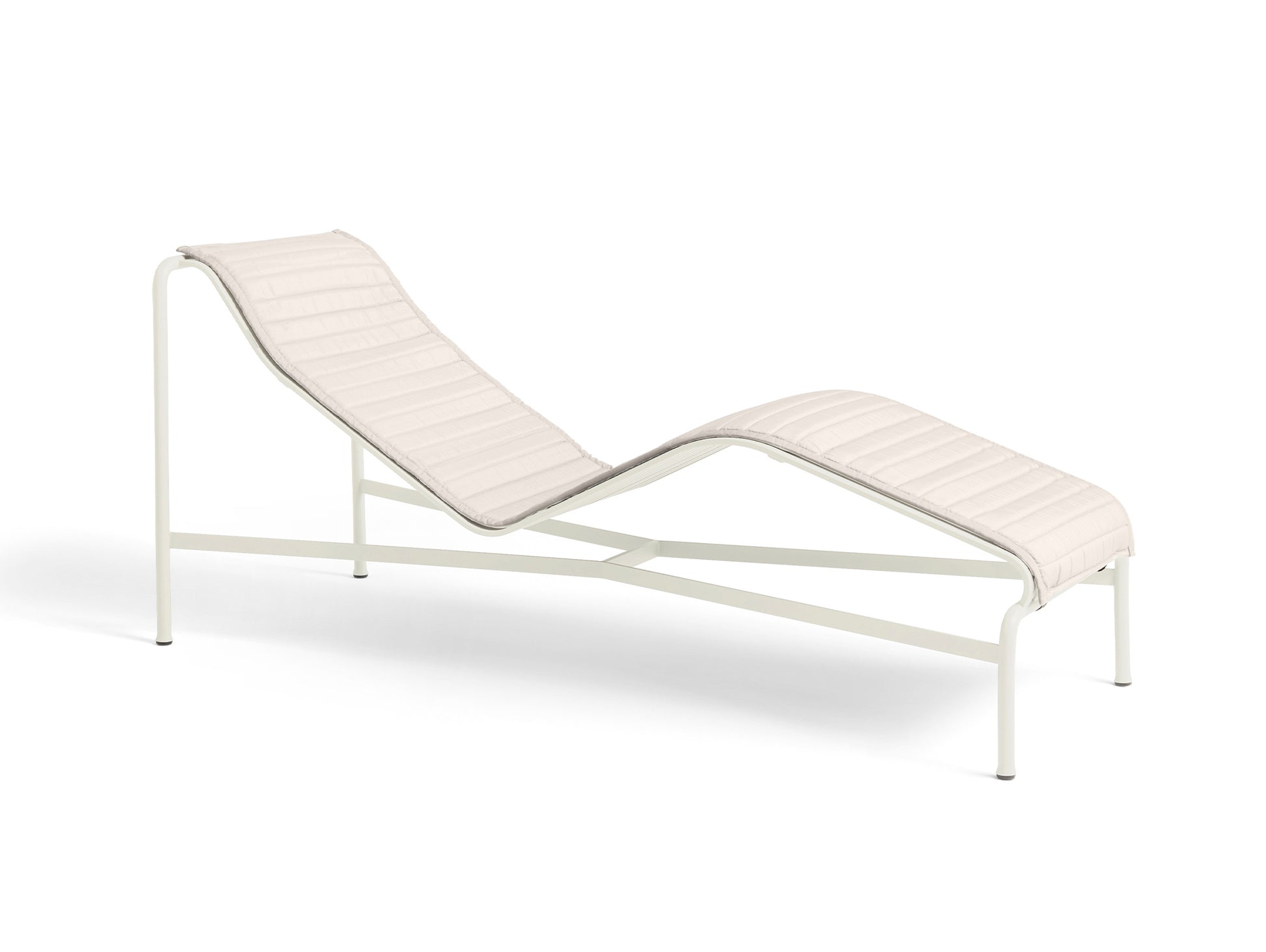 Palissade Chaise Longue Quilted Cushion by HAY - Cream White