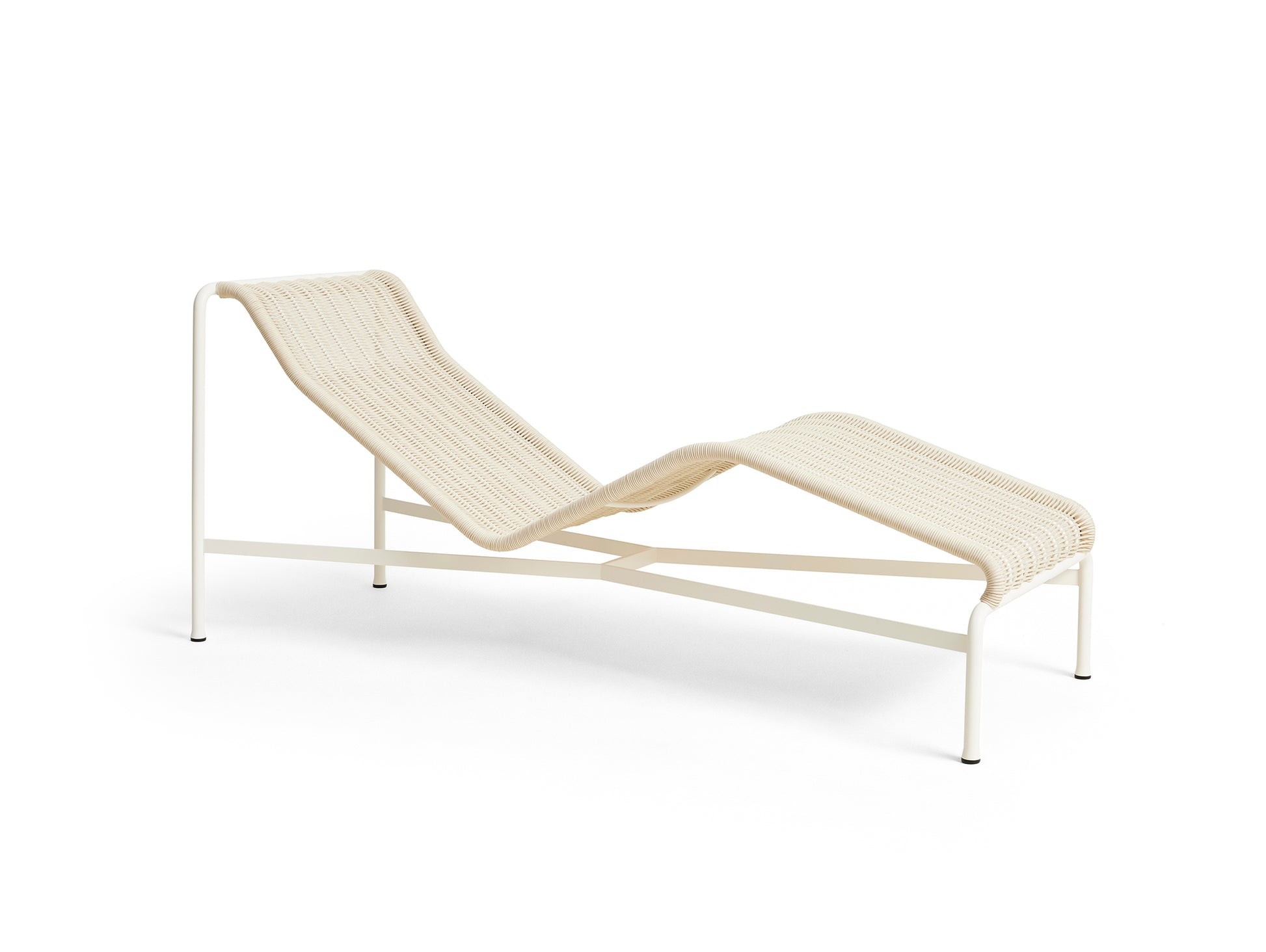 Palissade Cord Chaise Longue by HAY - Cream White Cord