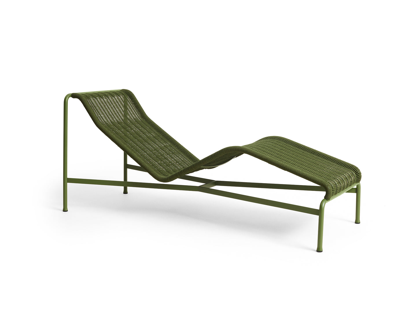 Palissade Cord Chaise Longue by HAY - Olive Cord