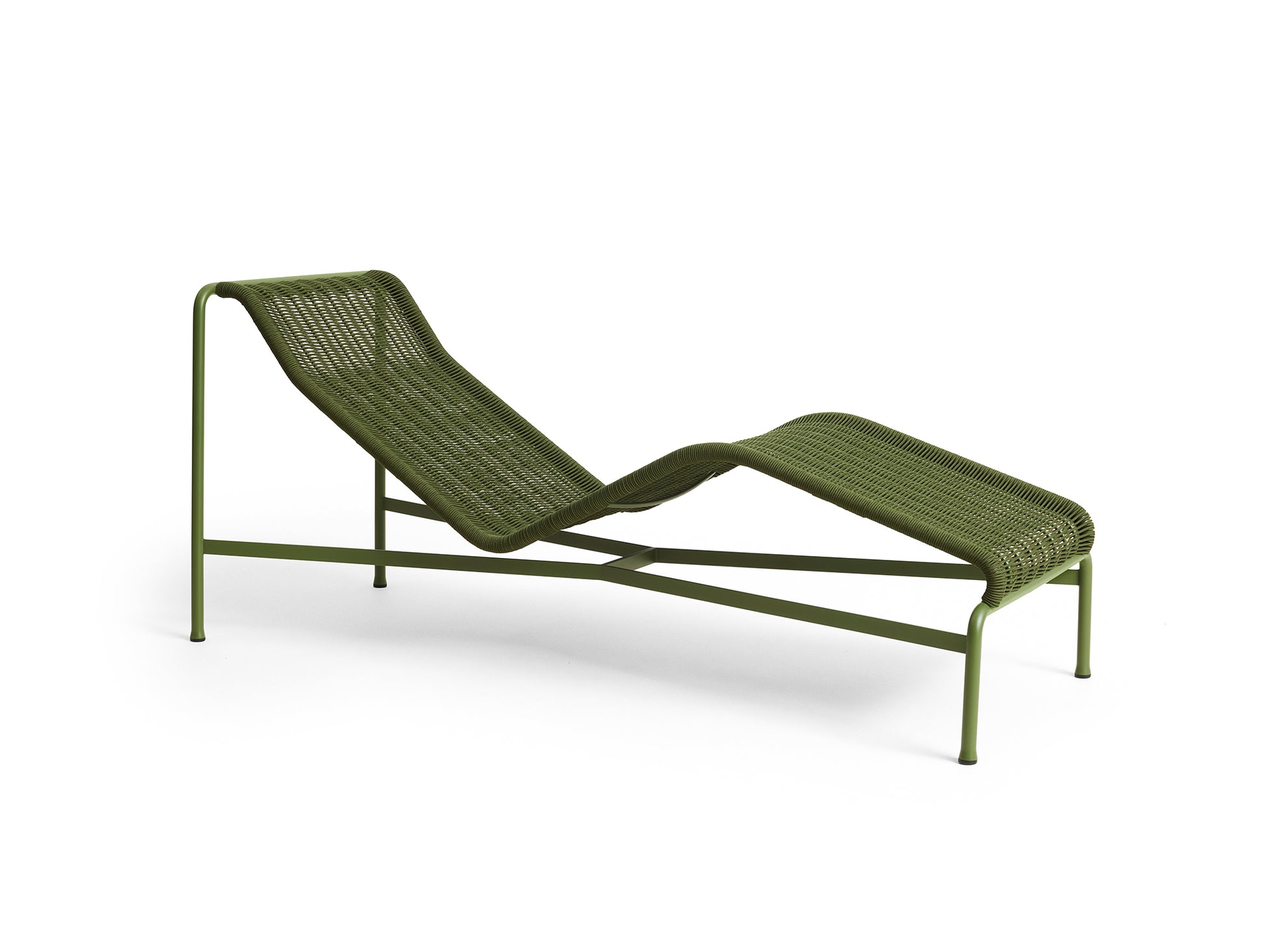 Palissade Cord Chaise Longue by HAY - Olive Cord