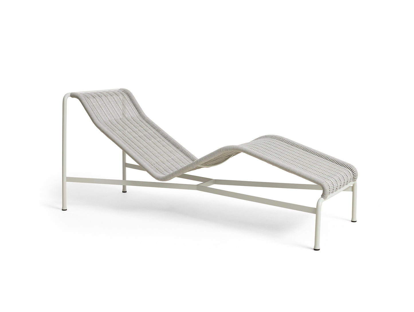Palissade Cord Chaise Longue by HAY - Sky Grey Cord