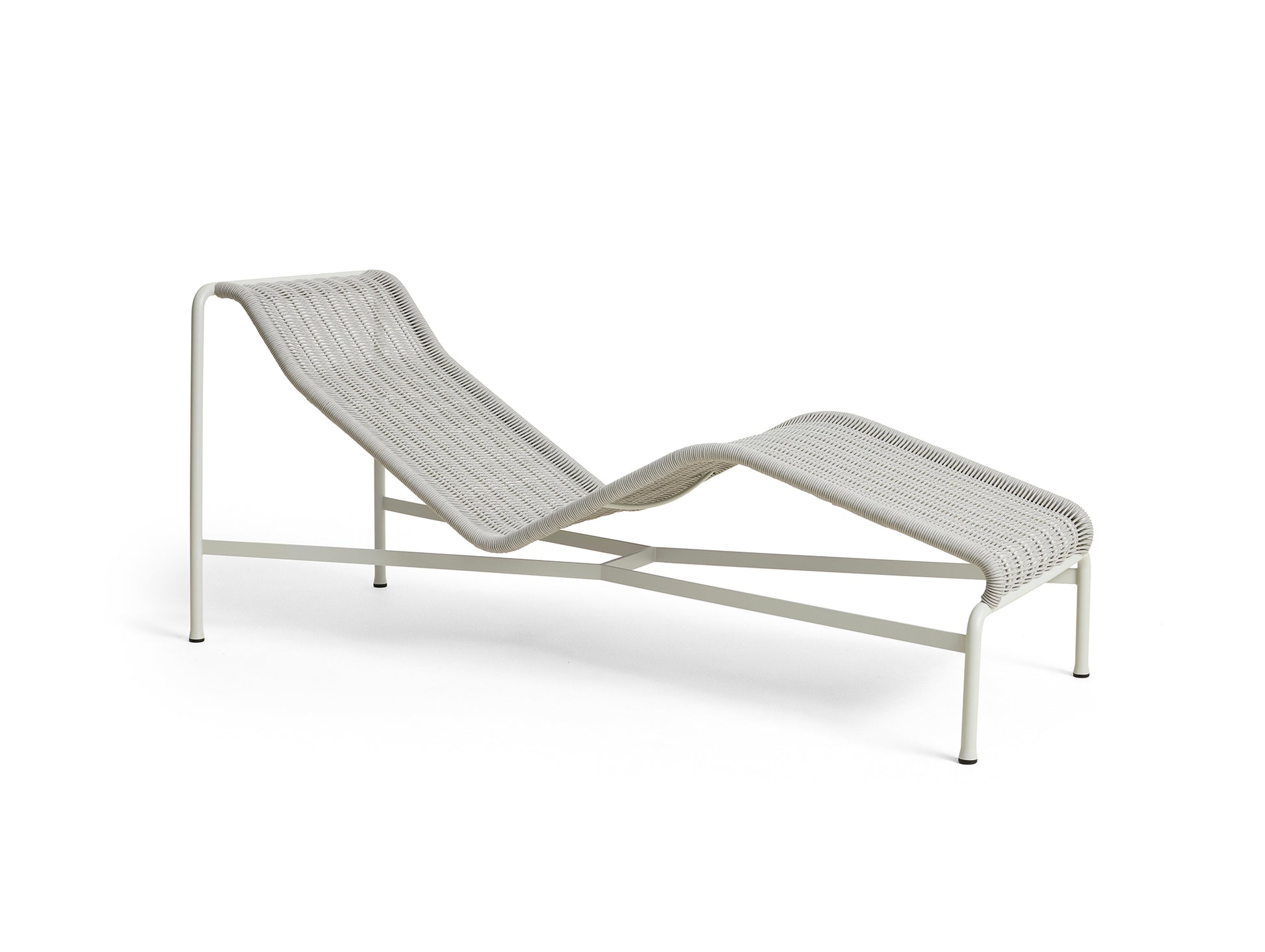Palissade Cord Chaise Longue by HAY - Sky Grey Cord