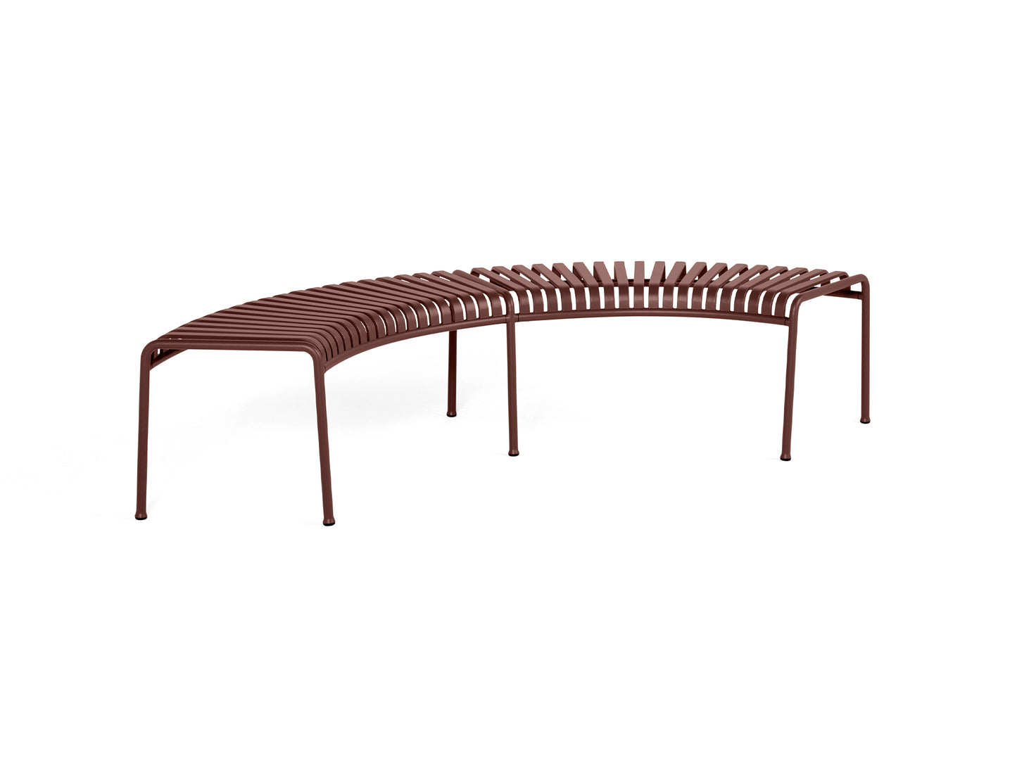 Palissade Park Bench by HAY - Iron Red