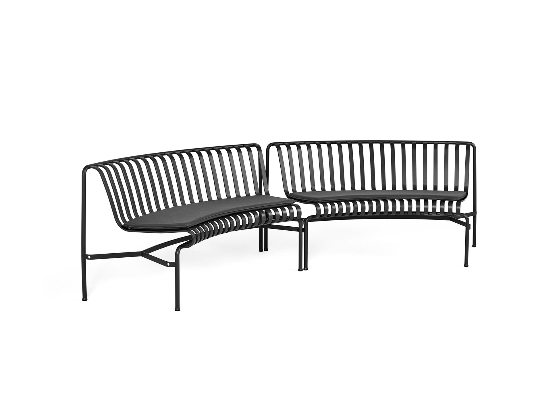 Palissade Park Dining Bench Seat Cushion by HAY - In In / Anthracite