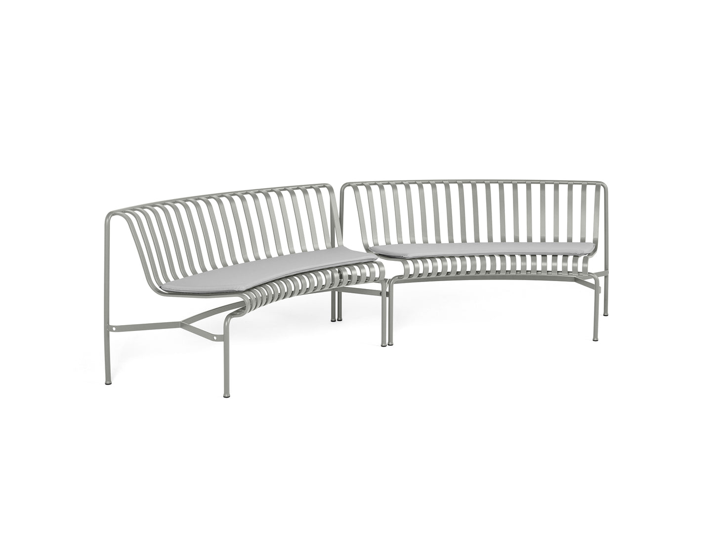 Palissade Park Dining Bench Seat Cushion by HAY - In In / Sky Grey