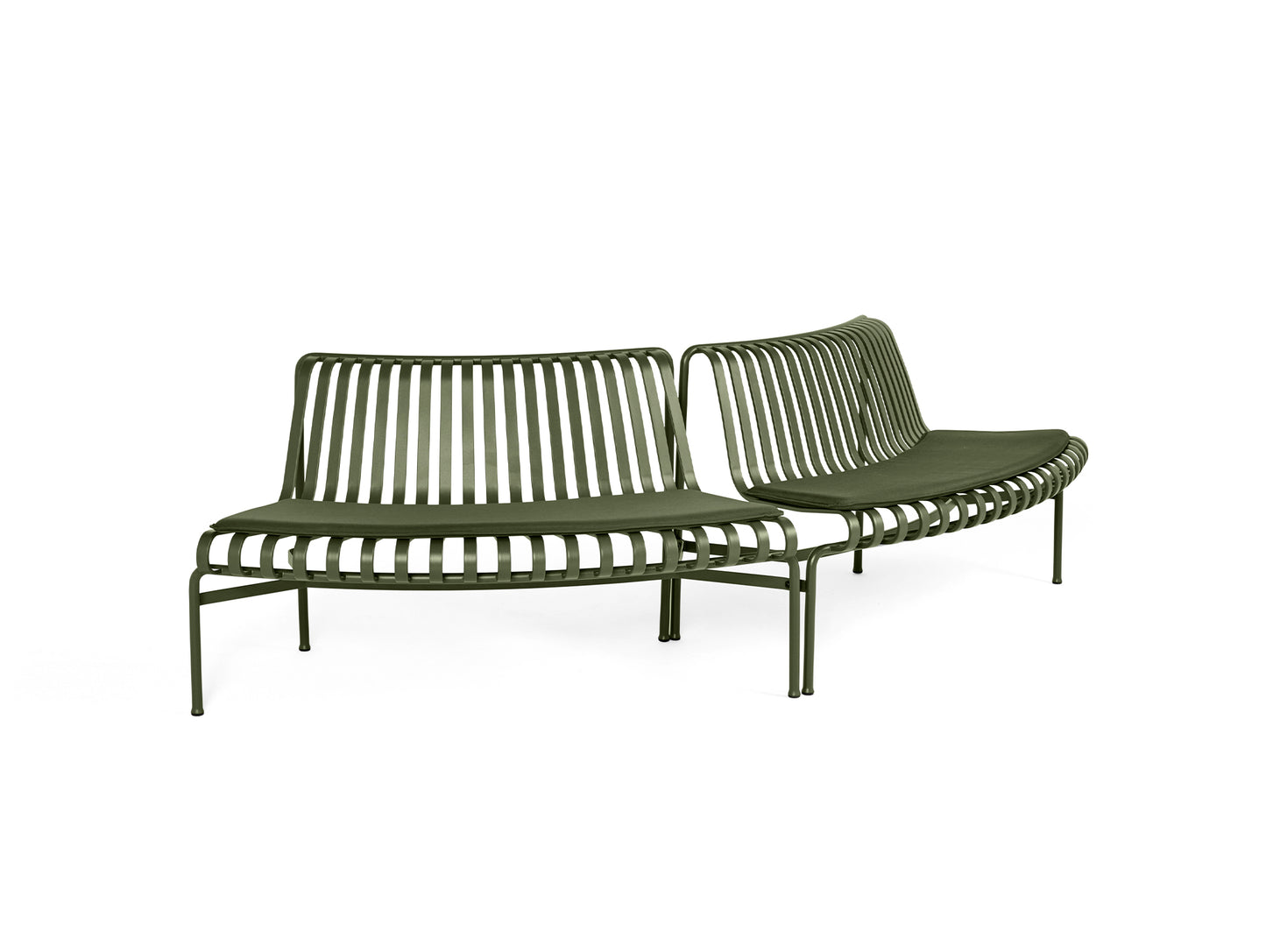 Palissade Park Dining Bench Seat Cushion by HAY - Out Out / Olive