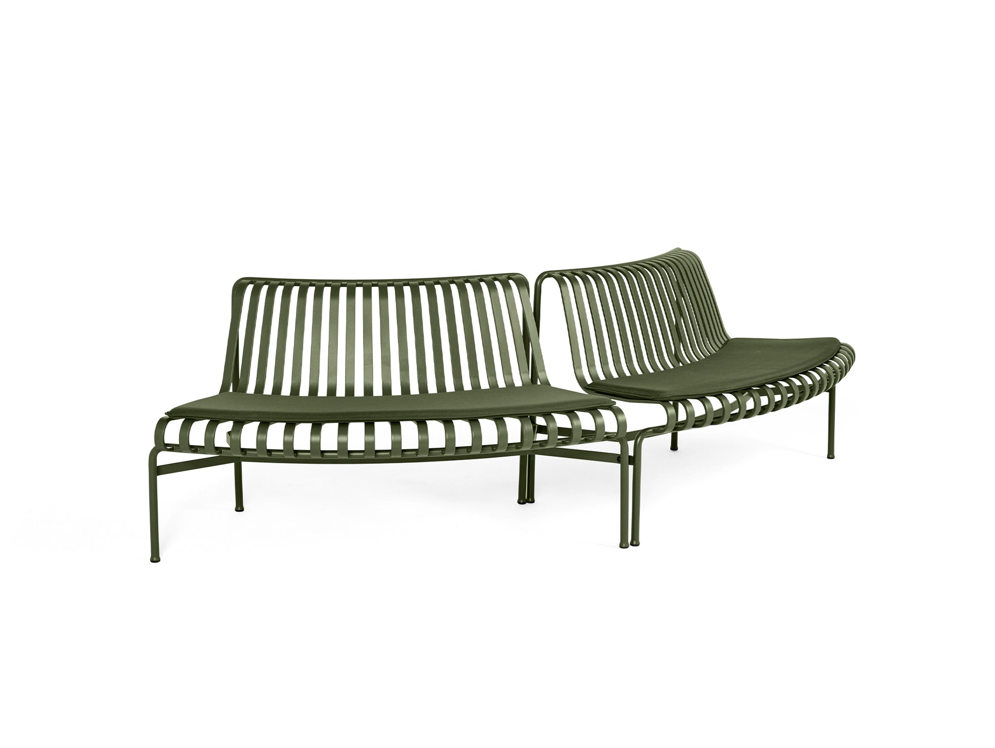 Palissade Park Dining Bench Seat Cushion by HAY - Out Out / Olive