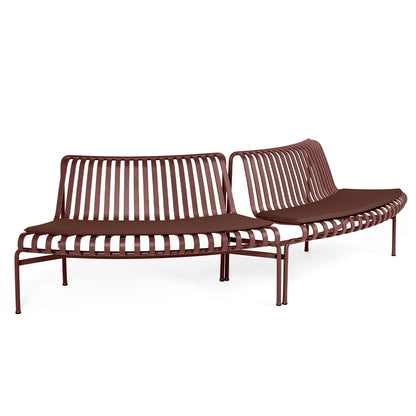 Palissade Park Dining Bench Seat Cushion by HAY - Out Out / Iron Red