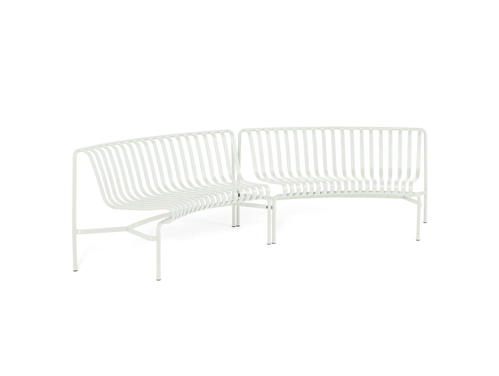 Palissade Park Dining Bench - In In Starter Set by HAY - Cream White
