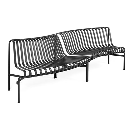 Palissade Park Dining Bench - In-Out Starter Set by HAY  - Anthracite