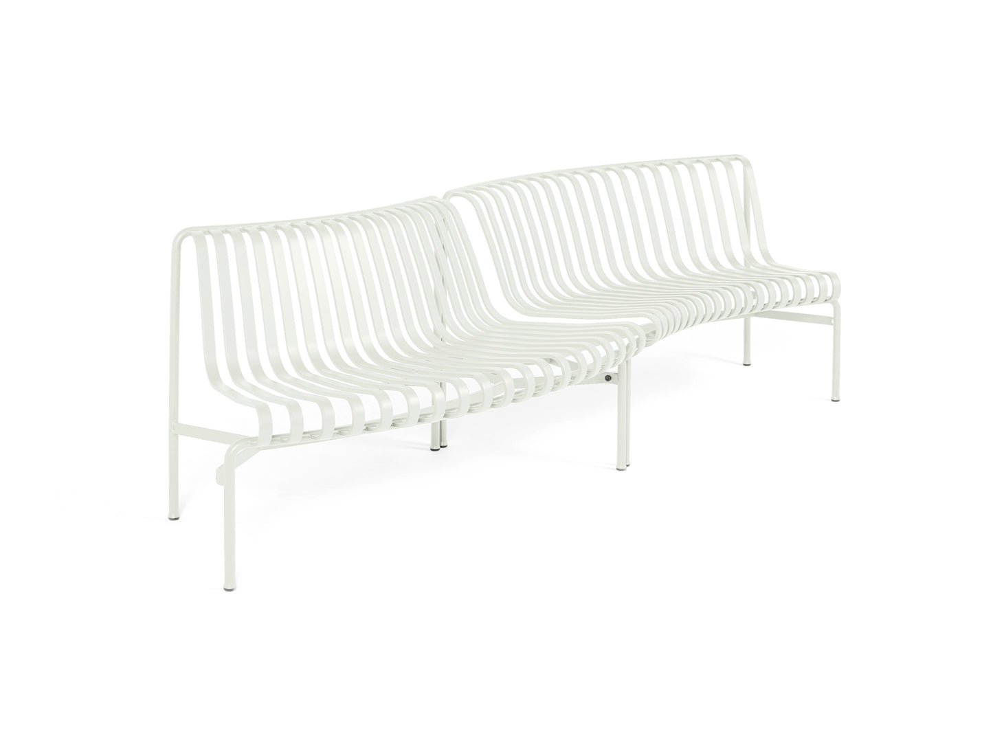 Palissade Park Dining Bench - In-Out Starter Set by HAY - Cream White