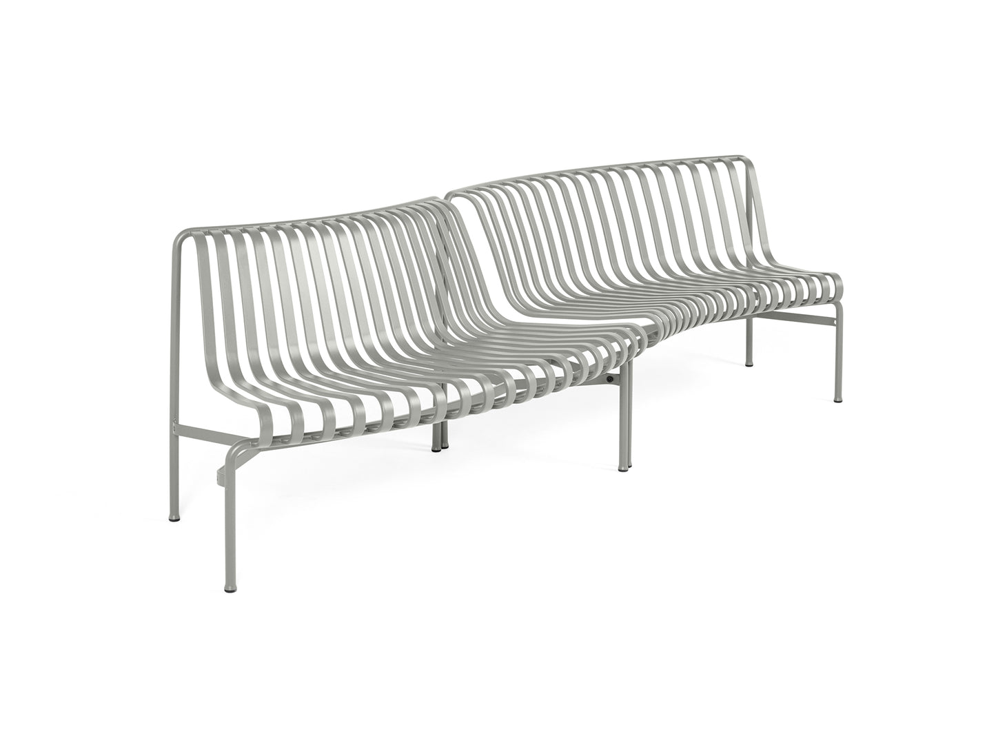 Palissade Park Dining Bench - In-Out Starter Set by HAY - Sky Grey