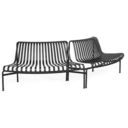 Palissade Park Dining Bench - Out-Out Starter Set by HAY - Anthracite