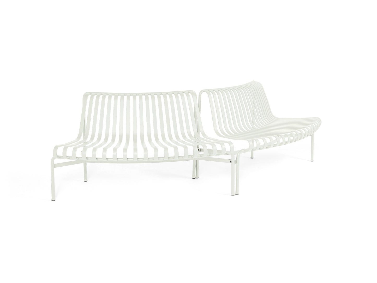 Palissade Park Dining Bench - Out-Out Starter Set by HAY - Cream White