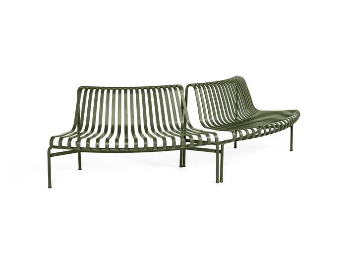 Palissade Park Dining Bench - Out-Out Starter Set by HAY - Olive