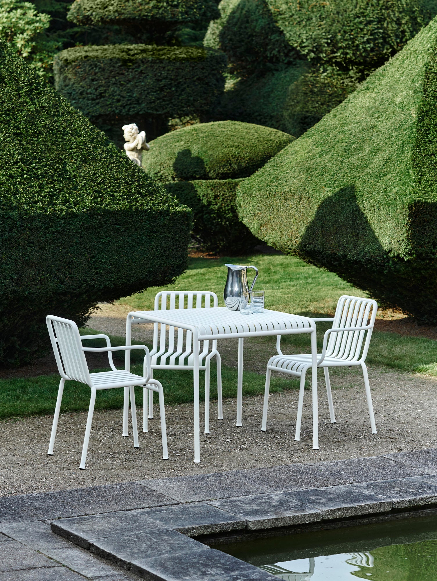 Palissade Armchair by HAY - Cream White