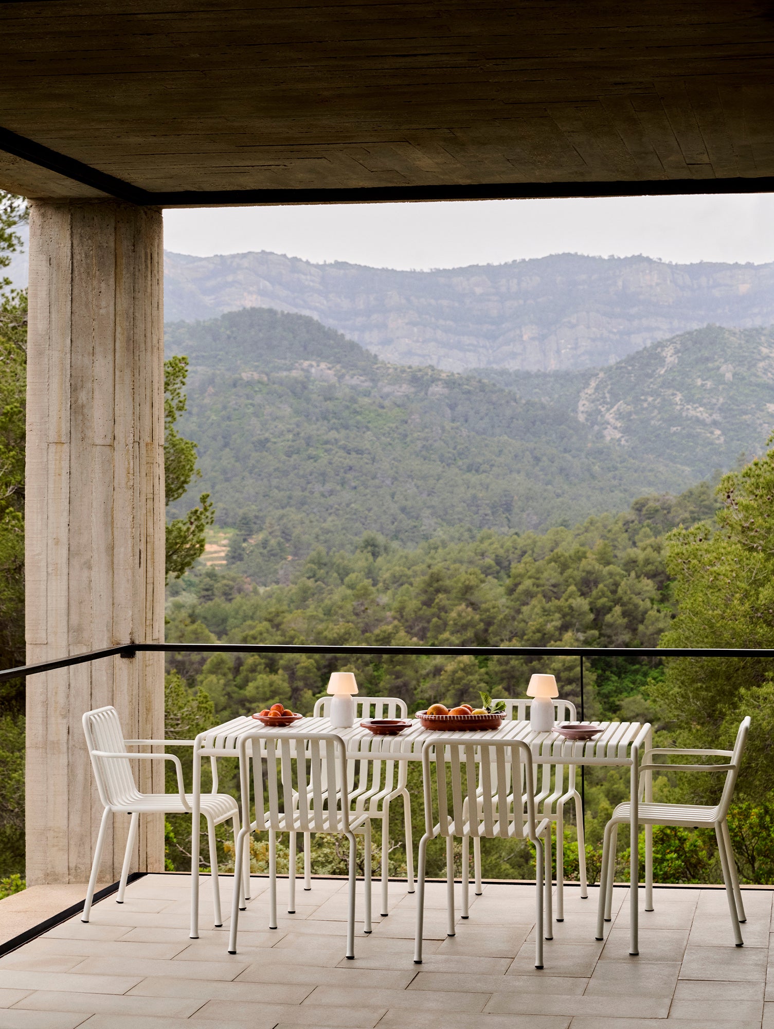 Palissade Armchair by HAY - Cream White