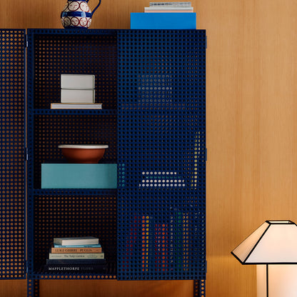 Perforated Cabinet Floor by HAY - Large / Steel Blue
