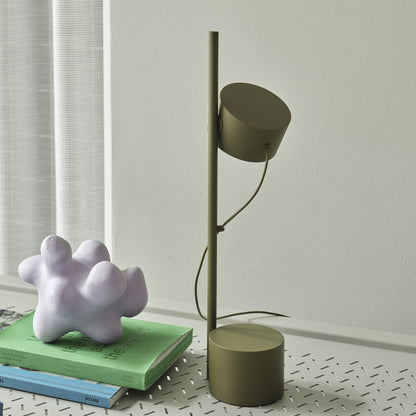 Post Table Lamp by Muuto - Brown Green