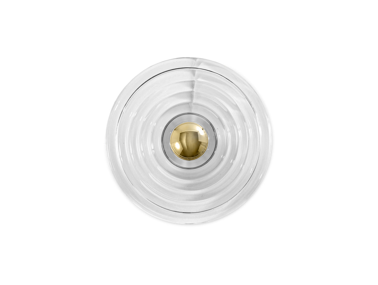 Press Surface LED Wall Lamp by Tom Dixon - Gold Cap