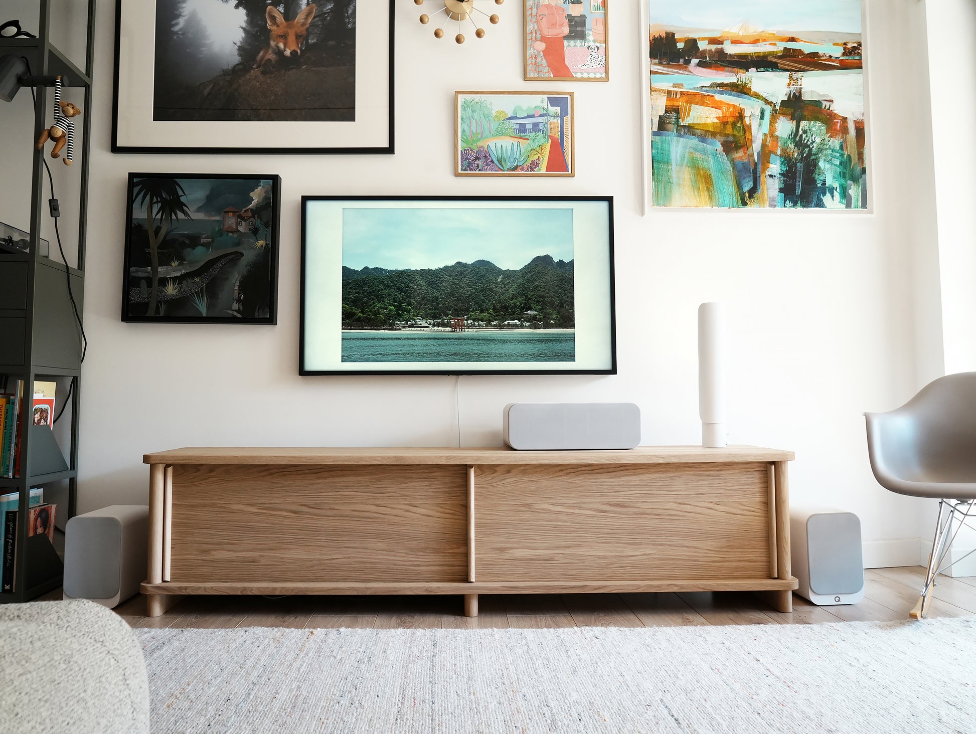 Karimoku New Standard Prop TV Oak Sideboard 200 cm