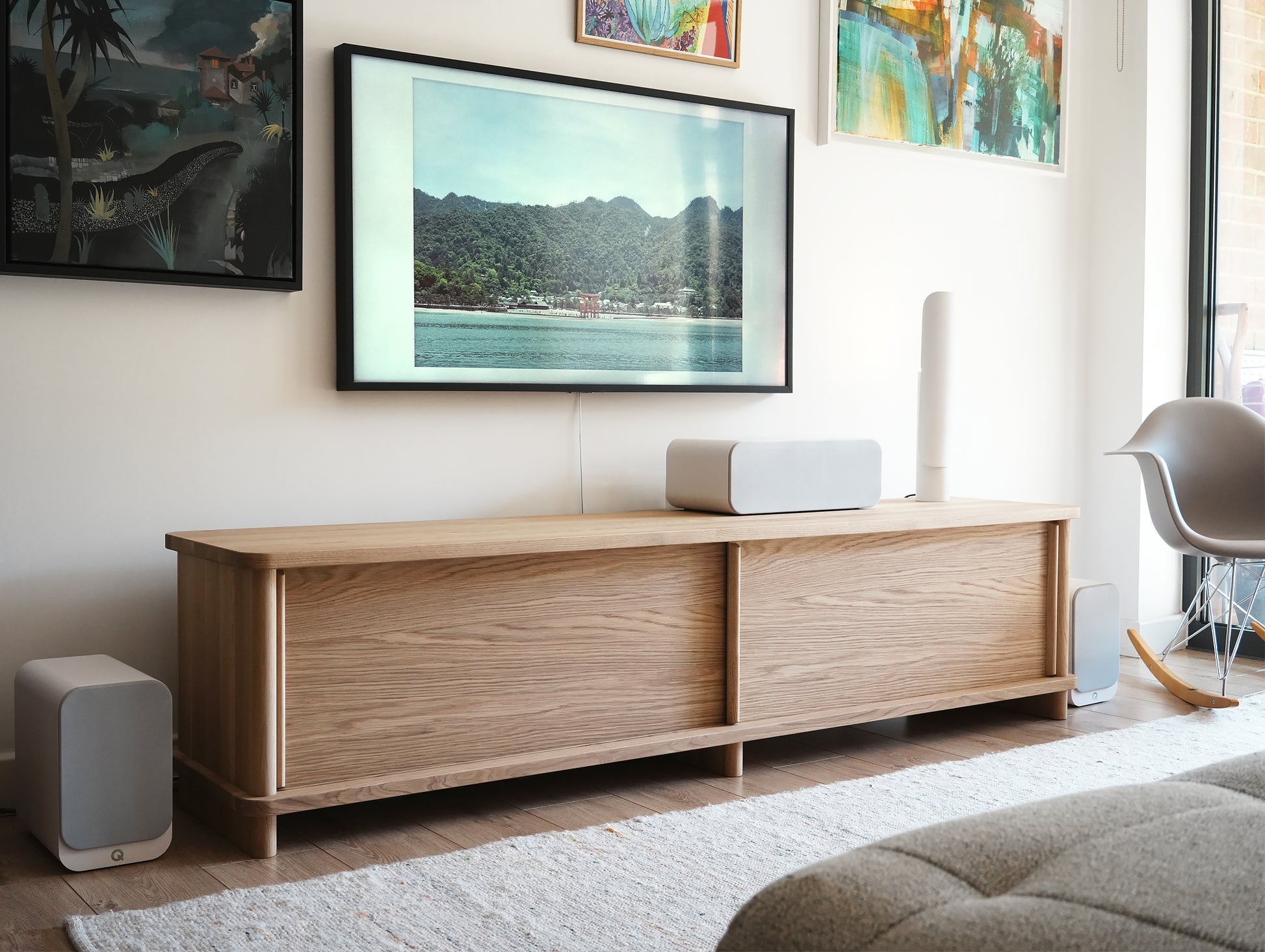 Karimoku New Standard Prop TV Oak Sideboard 200 cm
