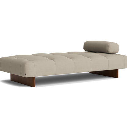 Quilton Lift Daybed by HAY - Lacquered Walnut / Fiord 322