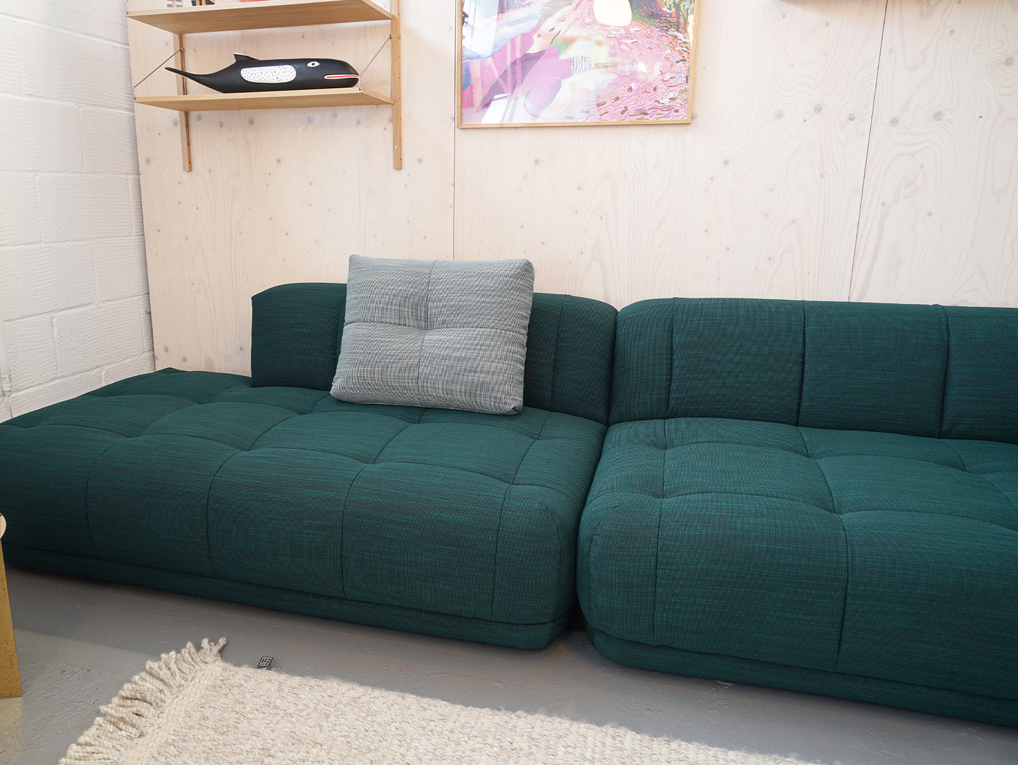 Quilton Sofa - Combination 10 by HAY - Right Armrest / Raas 982