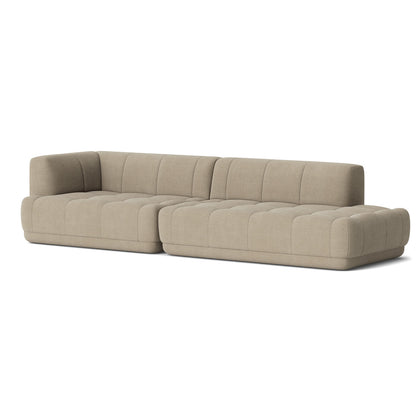Quilton Sofa - Combination 10 by HAY - Left Armrest / Linara 216