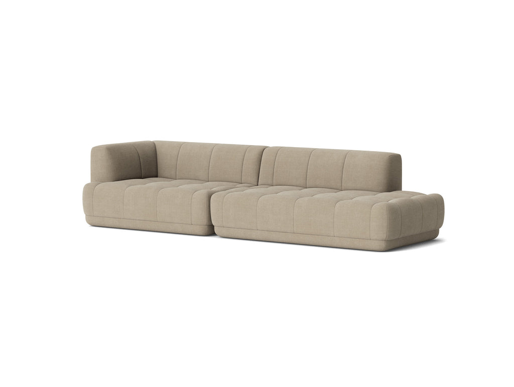 Quilton Sofa - Combination 10 by HAY - Left Armrest / Linara 216