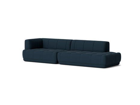 Quilton Sofa - Combination 10 by HAY - Left Armrest / Steelcut Trio 796