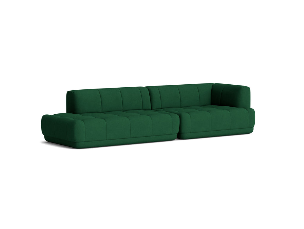 Quilton Sofa - Combination 10 by HAY - Right Armrest / Hallingdal 65 944